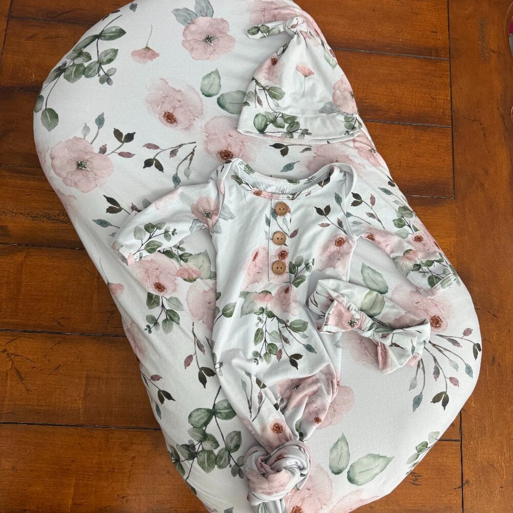 Caden Lane Millie's Dusty Rose Garden Baby + Mommy Bundle